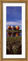 Framed Hot Air Balloon Rodeo, Steamboat Springs, Colorado (vertical)
