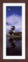 Framed Hot Air Balloons, Hot Air Balloon Rodeo, Steamboat Springs, Colorado