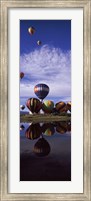 Framed Hot Air Balloons, Hot Air Balloon Rodeo, Steamboat Springs, Colorado