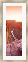 Framed River passing Through a Canyon,North Rim, Grand Canyon National Park