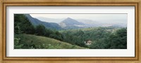 Framed Buildings in a valley, Transylvania, Romania