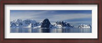 Framed Glacier along straits, Lamaire Channel, Antarctic Peninsula, Antarctica