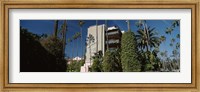 Framed Trees in front of a hotel, Beverly Hills Hotel, Beverly Hills, Los Angeles County, California, USA