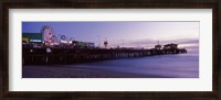 Framed Santa Monica Pier Ferris Wheel, Santa Monica, California