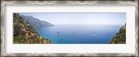 Framed Town at the coast, Positano, Amalfi Coast, Salerno, Campania, Italy