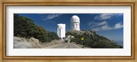 Framed Road leading to observatory, Kitt Peak National Observatory, Arizona, USA