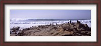 Framed Waves in the sea, Carmel, Monterey County, California, USA