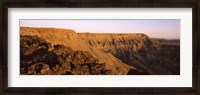 Framed Cliffs at sunset, Fish River Canyon, Namibia