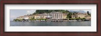 Framed Buildings at the waterfront, Lake Como, Bellagio, Como, Lombardy, Italy