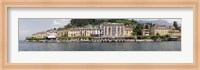 Framed Buildings at the waterfront, Lake Como, Bellagio, Como, Lombardy, Italy
