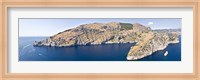 Framed Island in the sea, Punta Campanella, Bay of Ieranto, Capri, Naples, Campania, Italy