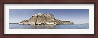 Framed Castle on an island, Castello Aragonese, Ischia Island, Procida, Campania, Italy