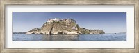 Framed Castle on an island, Castello Aragonese, Ischia Island, Procida, Campania, Italy