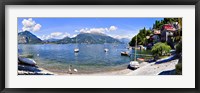 Framed Boats on Lake Como