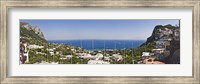 Framed Town at the waterfront, Marina Grande, Capri, Campania, Italy