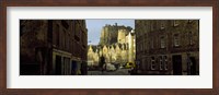 Framed Edinburgh Castle and street view, Edinburgh, Scotland
