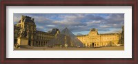 Framed Pyramid structure, Louvre Museum, Paris, France