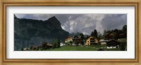 Framed Buildings in a village, Engelberg, Obwalden Canton, Switzerland