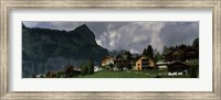 Framed Buildings in a village, Engelberg, Obwalden Canton, Switzerland