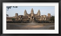 Framed Facade of a temple, Angkor Wat, Angkor, Siem Reap, Cambodia