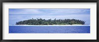 Framed Island in the sea, Indonesia