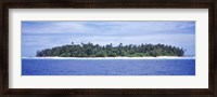 Framed Island in the sea, Indonesia