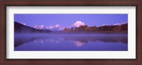 Framed Reflection of mountains in a river, Oxbow Bend, Snake River, Grand Teton National Park, Teton County, Wyoming, USA