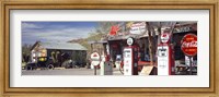 Framed Gas Station on Route 66, Hackberry, Arizona