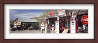 Framed Gas Station on Route 66, Hackberry, Arizona