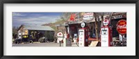 Framed Gas Station on Route 66, Hackberry, Arizona