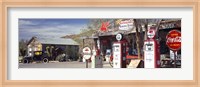 Framed Gas Station on Route 66, Hackberry, Arizona