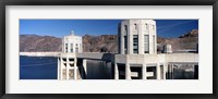 Framed Dam on a river, Hoover Dam, Colorado River, Arizona-Nevada, USA