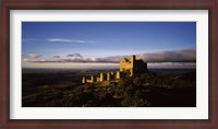 Framed Castle on a hill, Loarre Castle, Huesca, Aragon, Spain