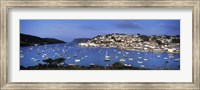 Framed Town on an island, Salcombe, South Hams, Devon, England