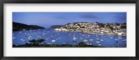 Framed Town on an island, Salcombe, South Hams, Devon, England