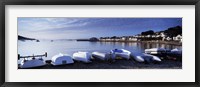 Framed Boats on the beach, Instow, North Devon, Devon, England
