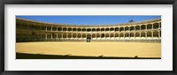 Framed Bullring, Plaza de Toros, Ronda, Malaga, Andalusia, Spain