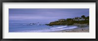 Framed Beach at dusk, Cayucos State Beach, Cayucos, San Luis Obispo, California, USA