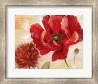 Framed Passion for Poppies II