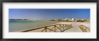 Framed Pier on the beach, Soma Bay, Hurghada, Egypt