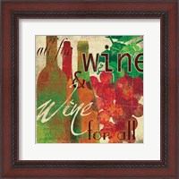 Framed Wine for All