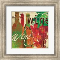 Framed Wine for All