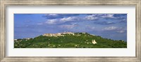 Framed Town on a hill, Montepulciano, Val di Chiana, Siena Province, Tuscany, Italy