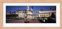 Framed Buildings along a street, Besancon, Franche-Comte, France