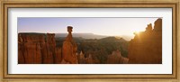 Framed Rock formations in a canyon, Thor's Hammer, Bryce Canyon National Park, Utah, USA