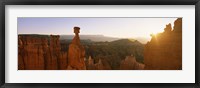 Framed Rock formations in a canyon, Thor's Hammer, Bryce Canyon National Park, Utah, USA