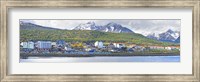 Framed Town at waterfront, Ushuaia, Tierra Del Fuego, Argentina