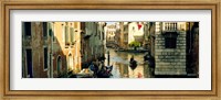 Framed Boats in a canal, Castello, Venice, Veneto, Italy