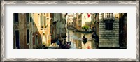 Framed Boats in a canal, Castello, Venice, Veneto, Italy