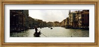 Framed Gondolas in the canal, Grand Canal, Venice, Veneto, Italy